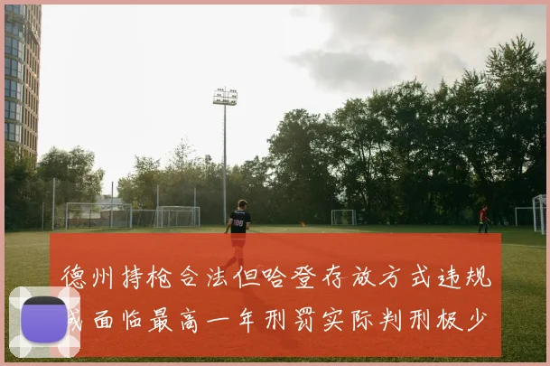 德州持枪合法但哈登存放方式违规或面临最高一年刑罚实际判刑极少